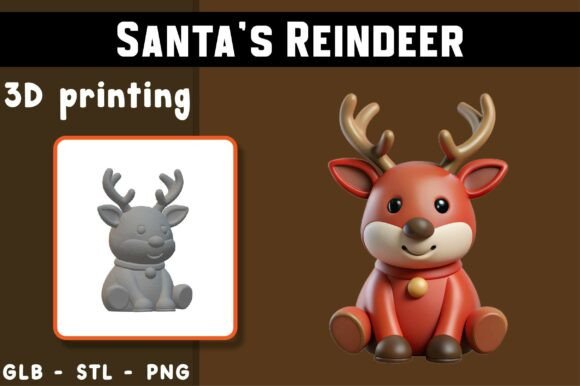 Bringing Holiday Magic to Life: A Comprehensive Guide to the Santa’s Reindeer 3D Model