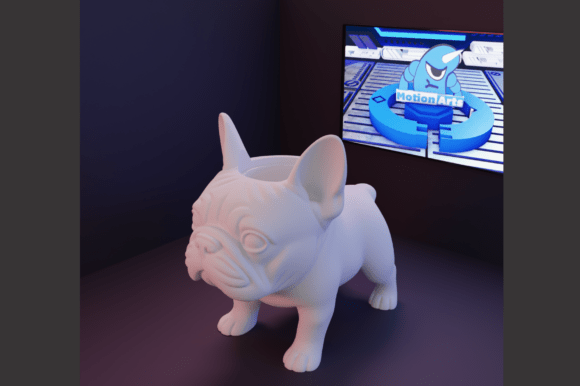 Bulldog Dog Pen Holder: Organization with Style and Personality