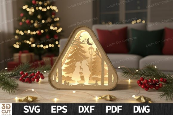 Couple Winter Night Lantern SVG: A Practical Guide to Laser-Cut 3D Decor