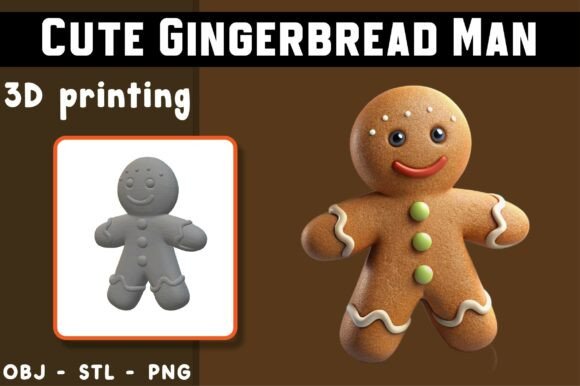 Cute Gingerbread Man 3D Model: A Guide to Quality, Printing, and Digital Use