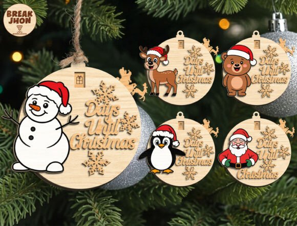 Days Until Christmas Countdown Ornament