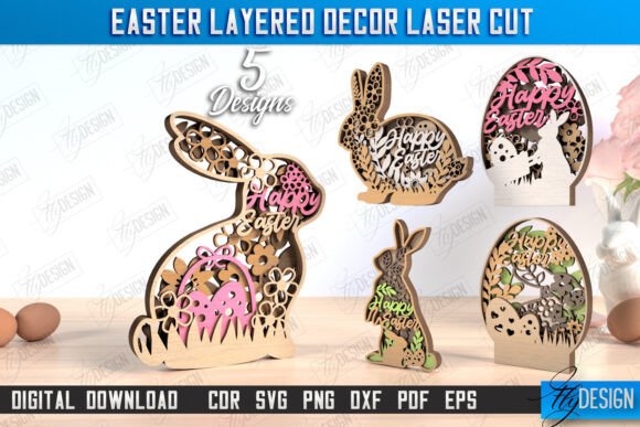 Easter Layered Décor Bundle 3D Design: A Practical Review for Laser Crafters