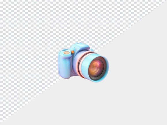 Elevate Designs with 3D Camera Icons