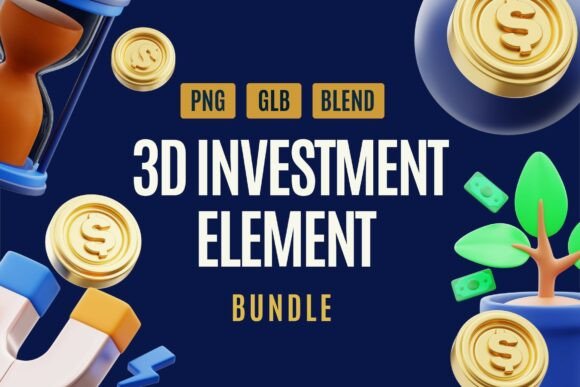 Elevating Financial Storytelling with the Smart Investment 3D Design Bundle