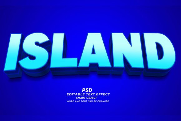 Evaluating the Island PSD 3D Editable Text Effect for Design Projects
