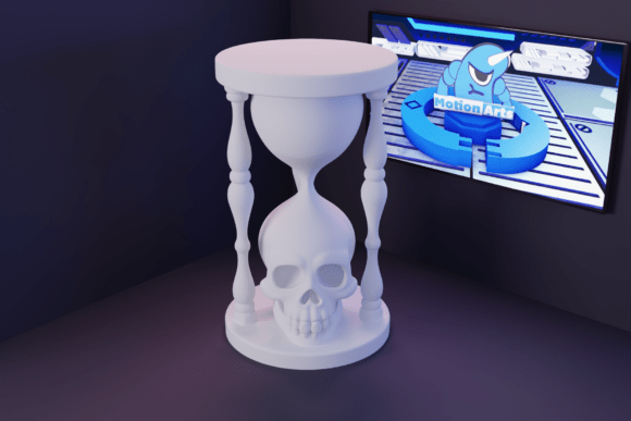Hourglass of Death: 3D Print Gothic Decor