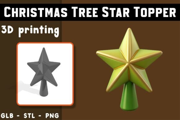 Magical 3D Star Topper for Your Tree