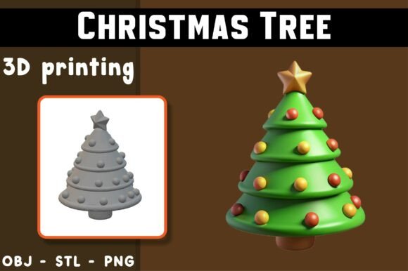 Magical Christmas Tree 3D Model