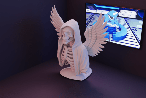 Skull Wings Skeleton: Elevating Digital Aesthetics in the Age of Dark Fantasy Design