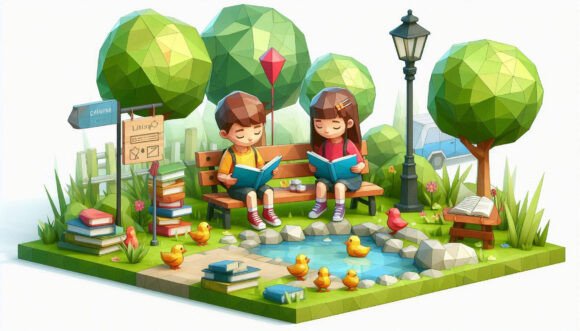 Unlocking Creativity: The Power of Low-Poly 3D Design in Children’s Reading Illustrations